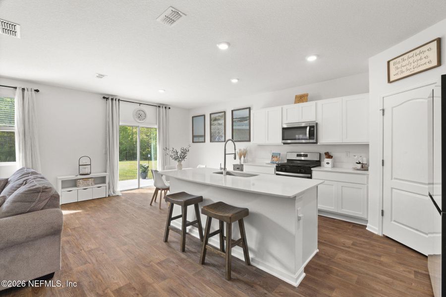 Furnished interior view inside a new home in Entrada, St. Augustine (Image 29).