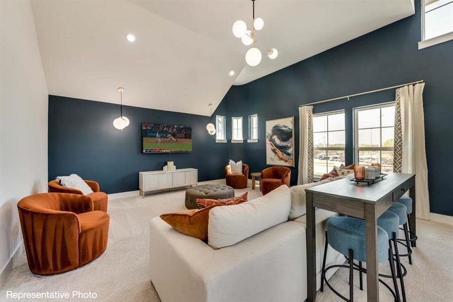 Furnished interior view inside a new home in Walton Ridge, Corinth (Image 7).