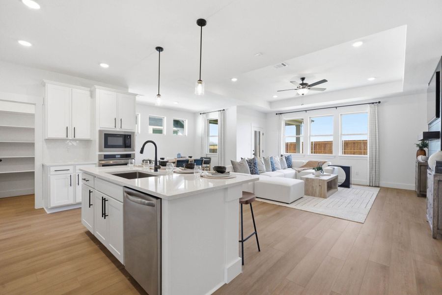 Representative furnished interior of a home built from the The Laurel M by Davidson Homes LLC in Mercer Meadows, Royse City (Image 12).