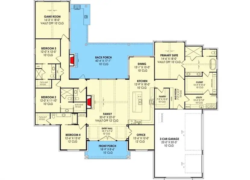 2D floor plan layout of this home in , Rome, GA (Image 5). 2D floor plan layout of this home in , Rome, GA (Image 5).