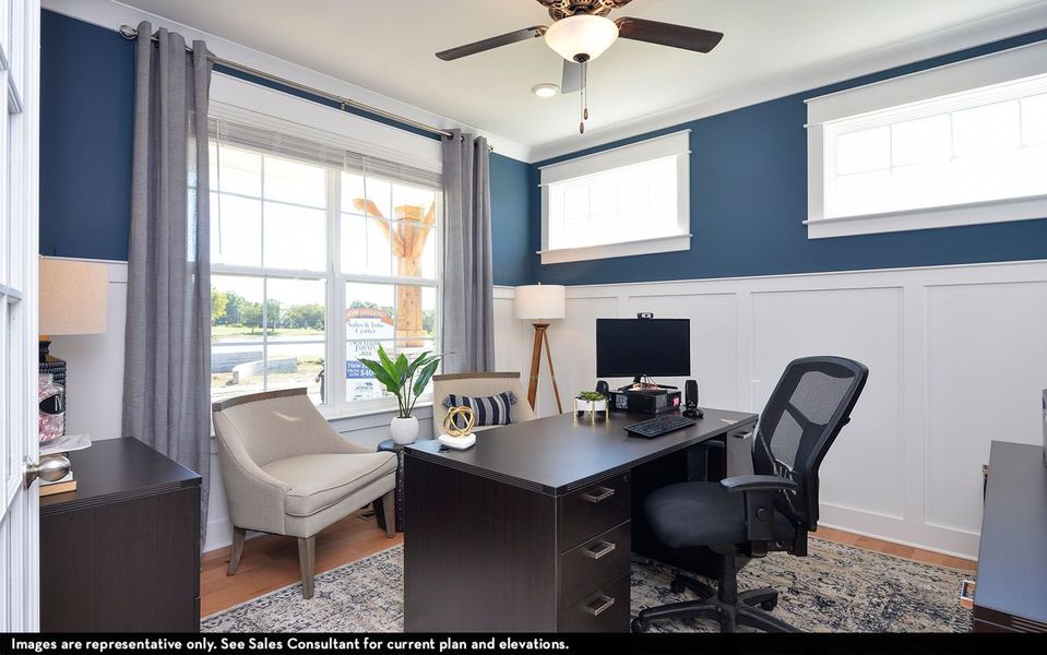 Furnished interior view inside a new home in McCain's Station, Gallatin (Image 4).