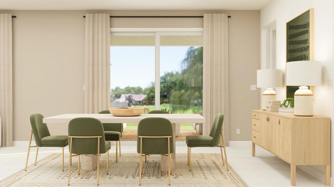 Furnished interior view inside a new home in , The Acreage (Image 11).