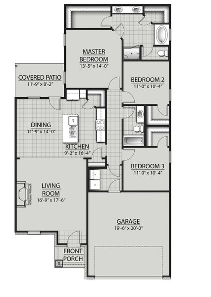 Danbury IV X - Floor Plan - DSLD Homes