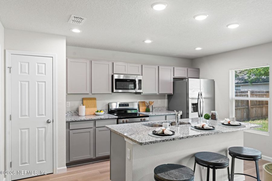 Furnished interior view inside a new home in , Jacksonville (Image 13).