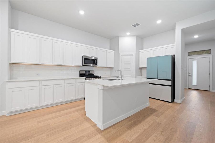 Furnished interior view inside a new home in , Princeton (Image 12).