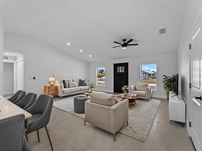 Furnished interior view inside a new home in , Port Charlotte (Image 5).