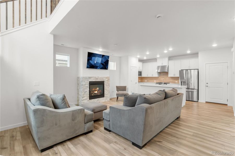 Furnished interior view inside a new home in , Colorado Springs (Image 5).