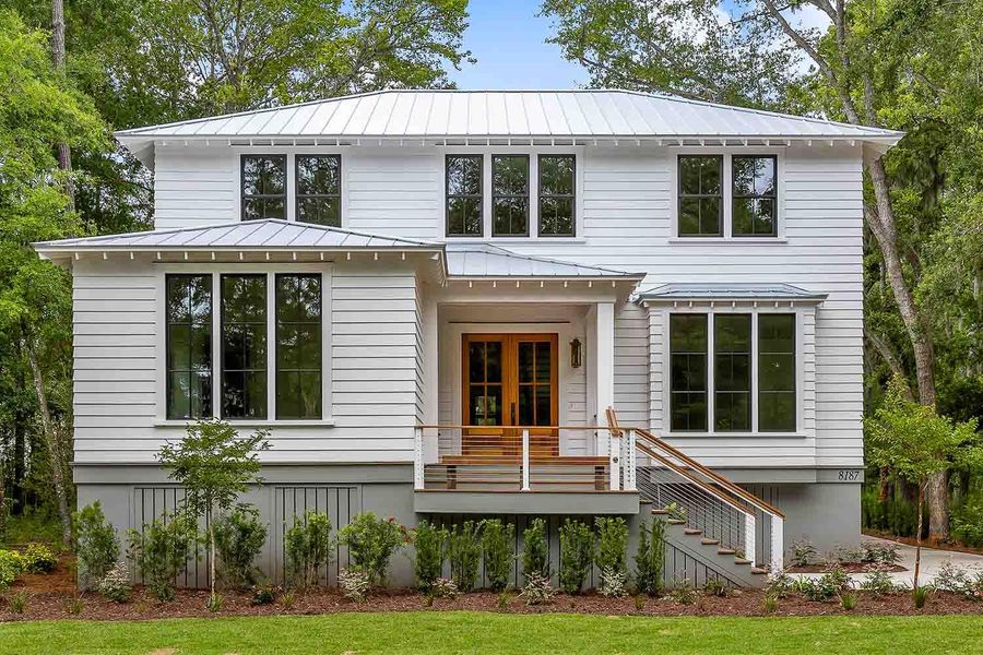 Front exterior of a new home in , Johns Island, SC, highlighting curb appeal (Image 31).