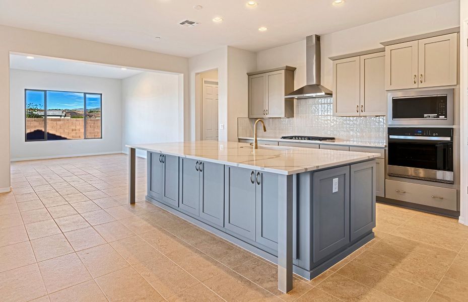 Furnished interior view inside a new home in Vistoso Canyon Estates, Oro Valley (Image 5).