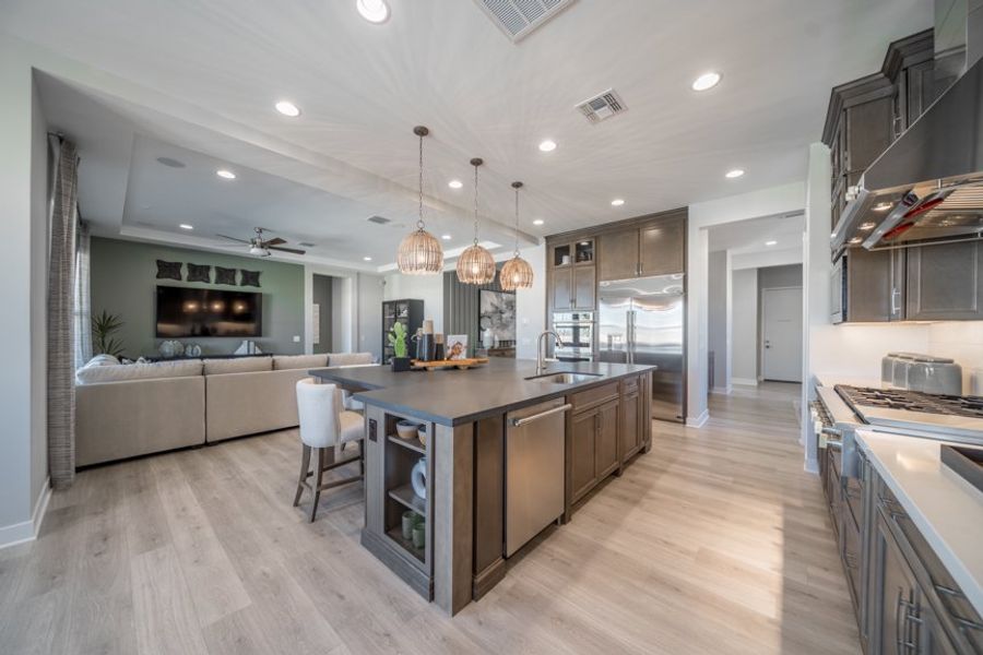 Furnished interior view inside a new home in Legado, Queen Creek (Image 8).
