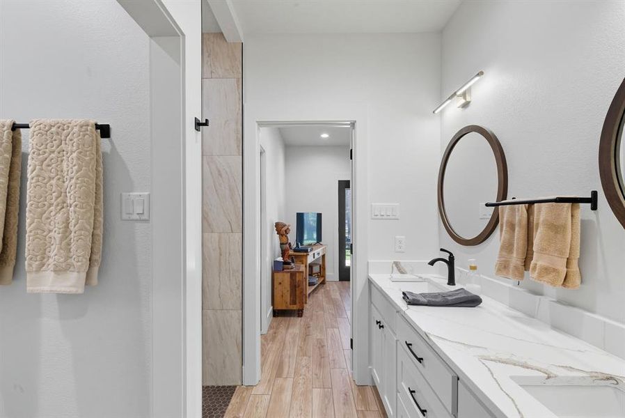 Furnished interior view inside a new home in , Alvord (Image 11).