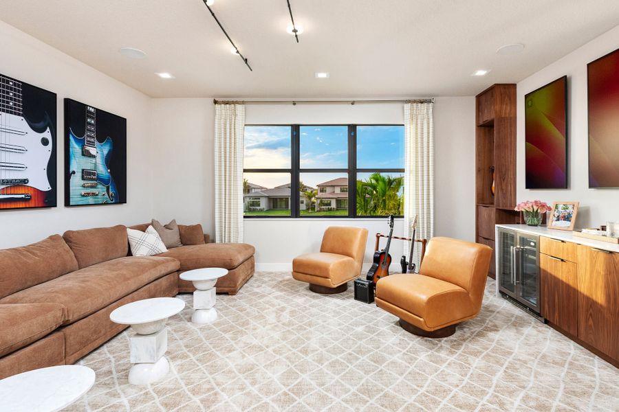 Representative furnished interior of a home built from the Sumatra Grand by GL Homes in Lotus Edge, Boca Raton (Image 10).
