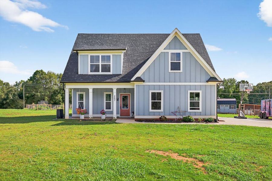 Front exterior of a new home in , Bogart, GA, highlighting curb appeal (Image 18).