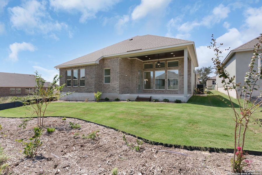 Exterior details and patio area of a home in Ranches at Creekside, Boerne (Image 1). Exterior details and patio area of a home in Ranches at Creekside, Boerne (Image 1).