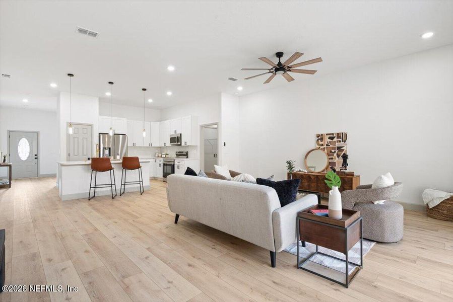 Furnished interior view inside a new home in , Orange Park (Image 17).