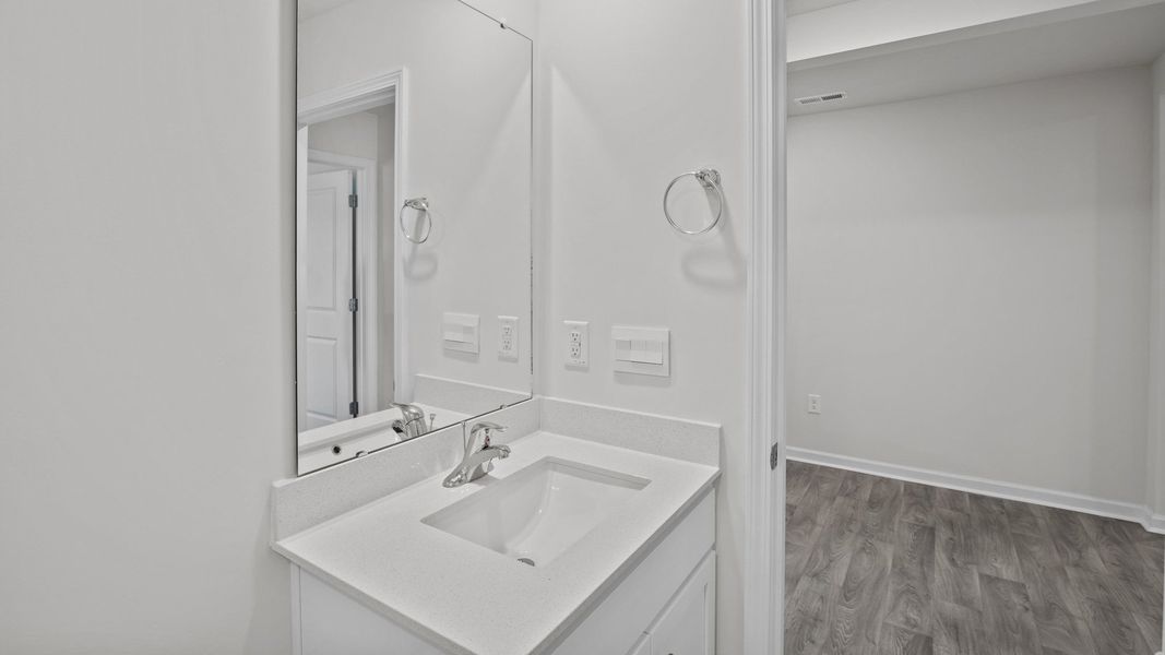 Furnished interior view inside a new home in Madeline Farm, New Bern (Image 12). Furnished interior view inside a new home in Madeline Farm, New Bern (Image 12).
