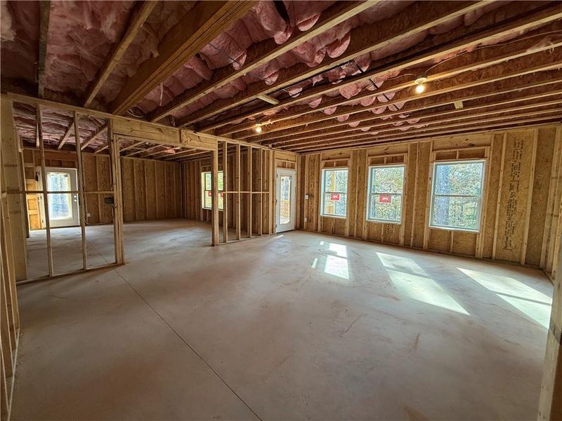 In-progress construction of a new home in , Jefferson, GA (Image 39).