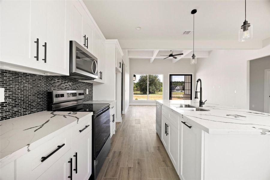 Furnished interior view inside a new home in , Trinity (Image 3).