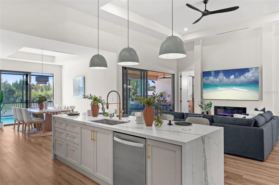 Furnished interior view inside a new home in , Port Charlotte (Image 44).