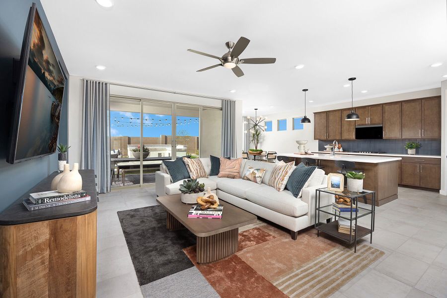 Representative furnished interior of a home built from the Dove by Mattamy Homes in Bella Vista Farms, Queen Creek (Image 12). Representative furnished interior of a home built from the Dove by Mattamy Homes in Bella Vista Farms, Queen Creek (Image 12).