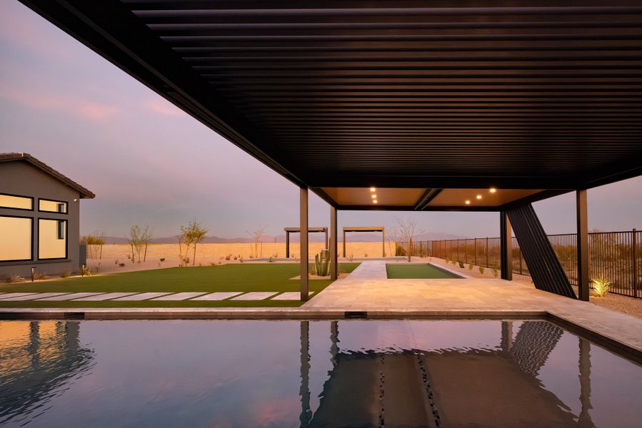 Exterior details and patio area of a home in Preserve Ranch, Scottsdale (Image 3).