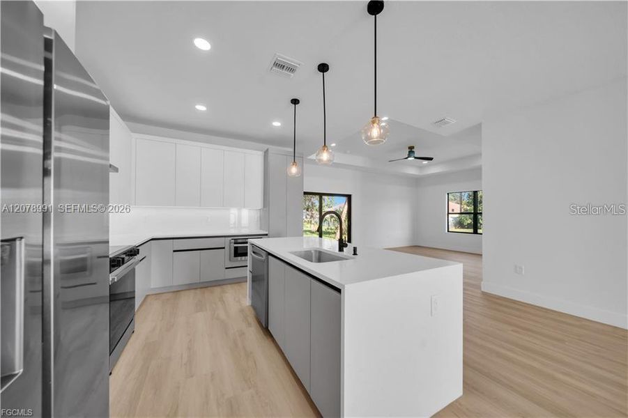Furnished interior view inside a new home in , North Port (Image 9).