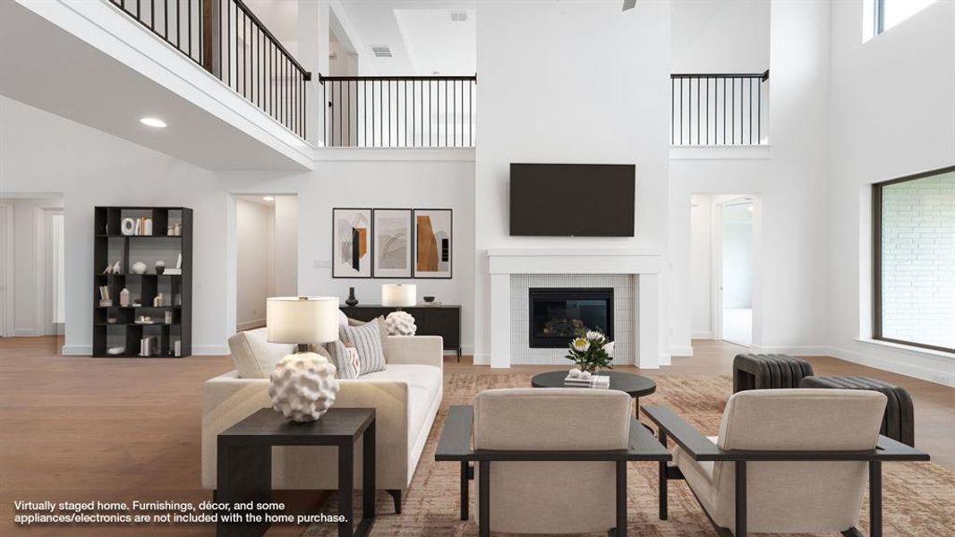 Furnished interior view inside a new home in Myrtle Creek 71', Waxahachie (Image 9).