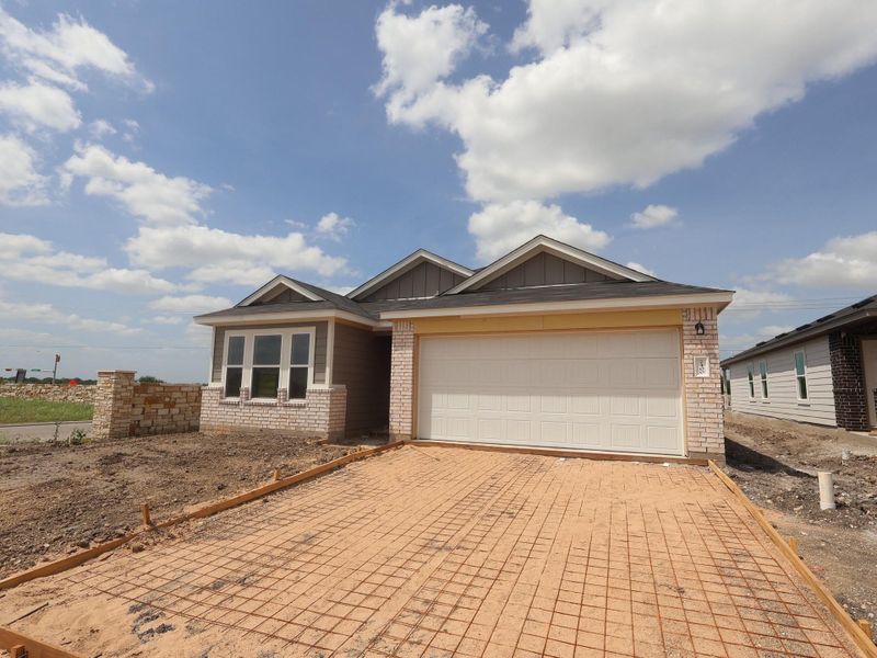 In-progress construction of a new home in Marble Creek Crossing, Austin, TX (Image 4).