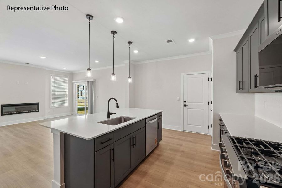Furnished interior view inside a new home in Oak Grove Hill, Huntersville (Image 10).