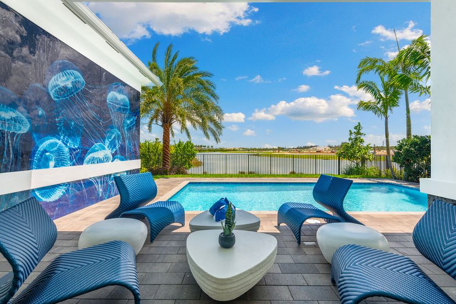 Representative exterior details of a home built from the Adonis by GL Homes in Apex at Avenir, Palm Beach Gardens (Image 3). Representative exterior details of a home built from the Adonis by GL Homes in Apex at Avenir, Palm Beach Gardens (Image 3).