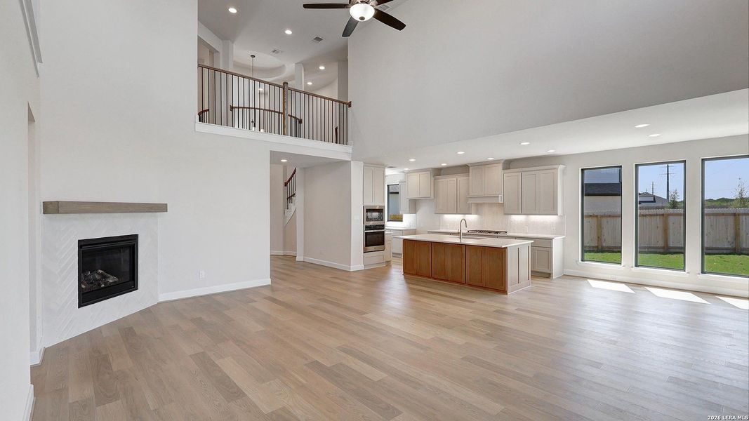 Furnished interior view inside a new home in Haby Hill, San Antonio (Image 15). Furnished interior view inside a new home in Haby Hill, San Antonio (Image 15).