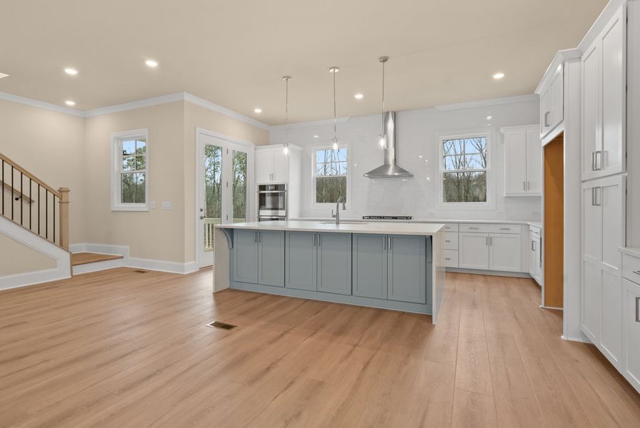 Representative furnished interior of a home built from the The Stafford by The Providence Group in Waterside Single Family, Peachtree Corners (Image 10).