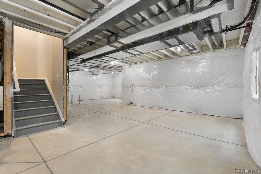 In-progress construction of a new home in Portrait at The Canyons, Castle Pines, CO (Image 33).