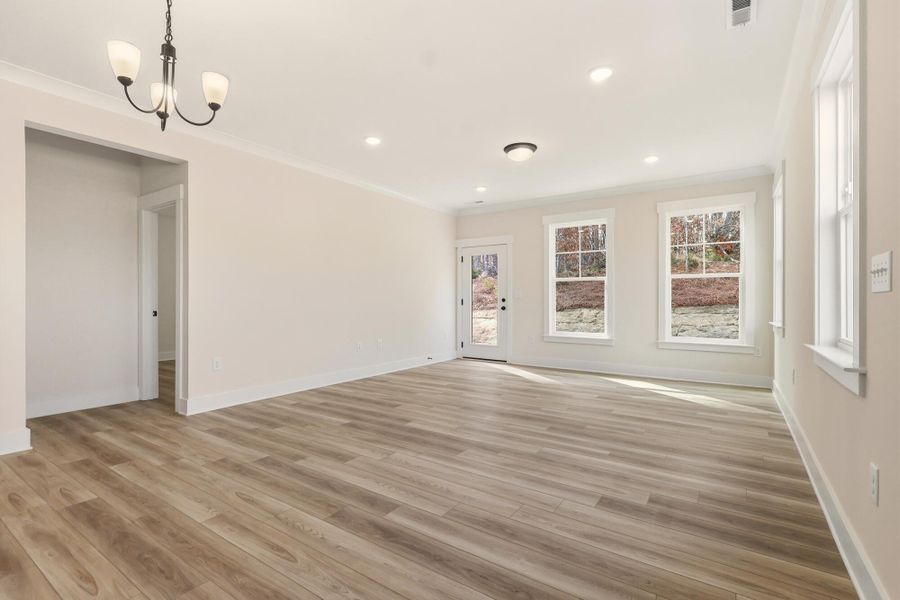 Spacious, unfurnished interior of a new home in Harbor Crossing, Greensboro (Image 21).
