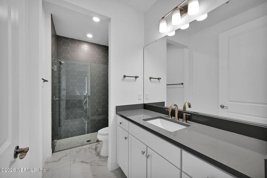 Furnished interior view inside a new home in , Jacksonville (Image 15).