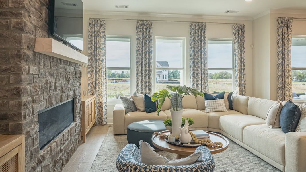 Representative furnished interior of a home built from the Grace II by DRB Homes in Richvale Estates, Fairview (Image 26).