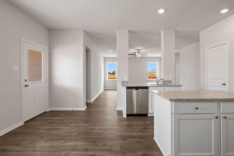 Furnished interior view inside a new home in Emberly, Beasley (Image 1).