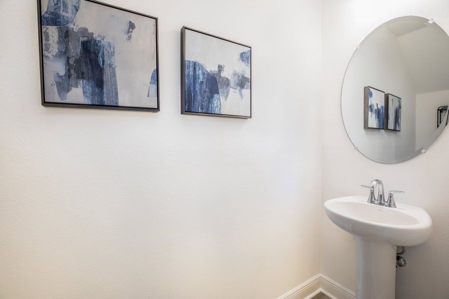 Furnished interior view inside a new home in Mirada, San Antonio (Image 32).