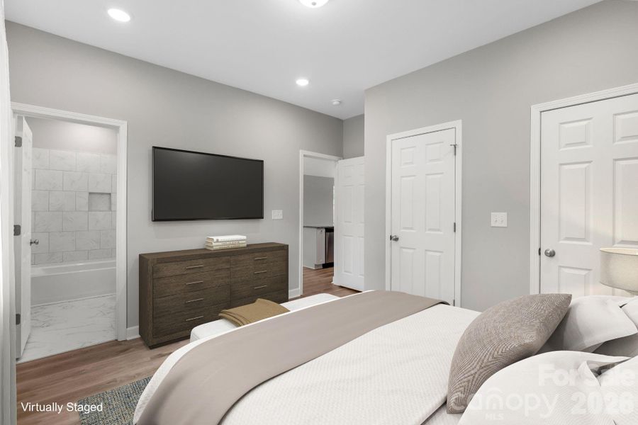 Furnished interior view inside a new home in , East Spencer (Image 9).