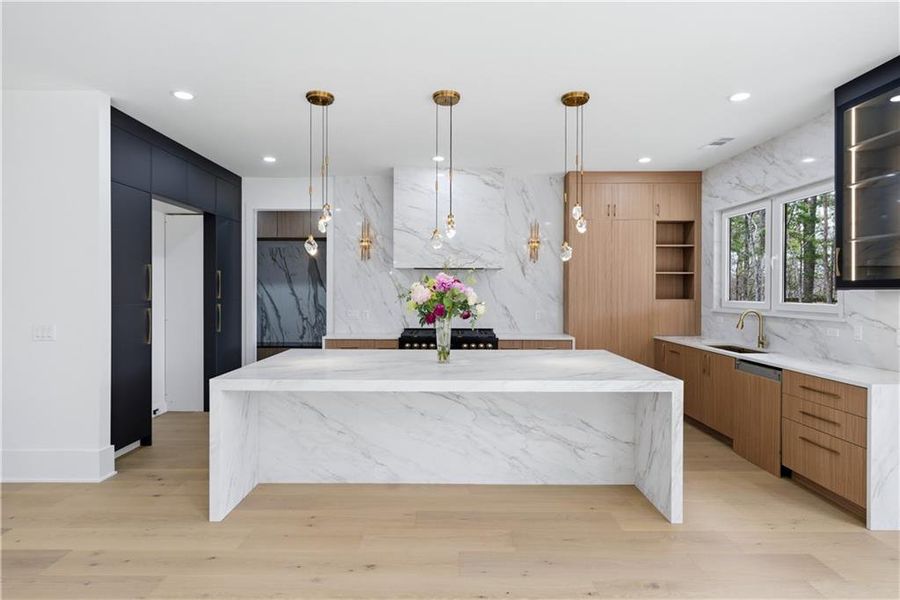 Furnished interior view inside a new home in , Buford (Image 9).