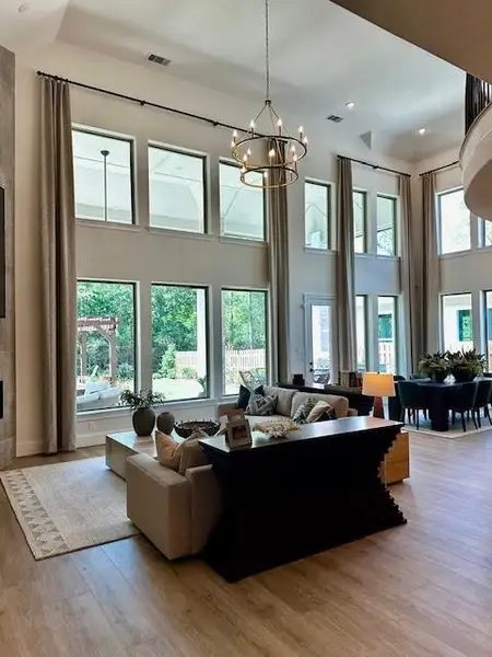 Furnished interior view inside a new home in Colton, Todd Mission (Image 5). Furnished interior view inside a new home in Colton, Todd Mission (Image 5).