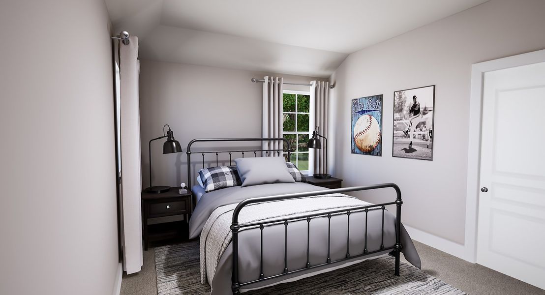 Representative furnished interior of a home built from the Ethan by Tri Pointe Homes in Painted Tree, McKinney (Image 8).