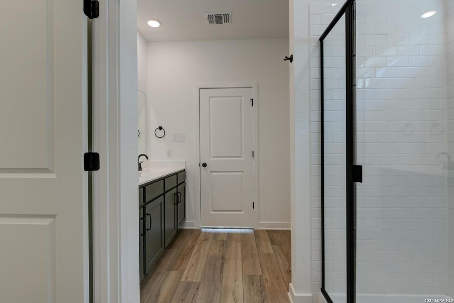 Furnished interior view inside a new home in Nopal Valley, San Antonio (Image 10).