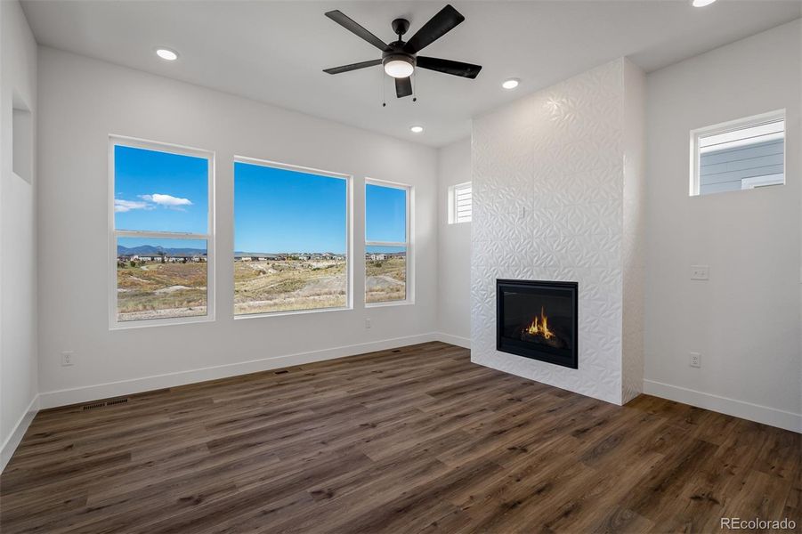 Spacious, unfurnished interior of a new home in Revel Crossing at Wolf Ranch - The Panorama Collection, Colorado Springs (Image 35).