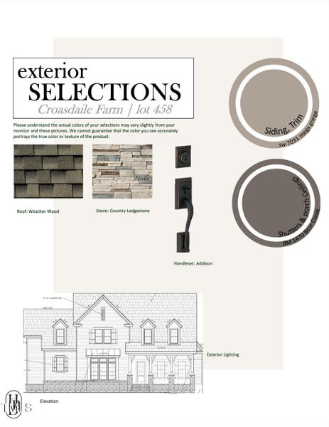 Exterior Selections