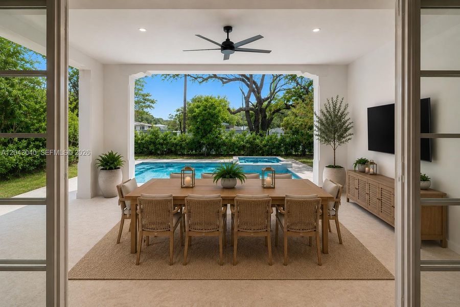 Furnished interior view inside a new home in , South Miami (Image 6).