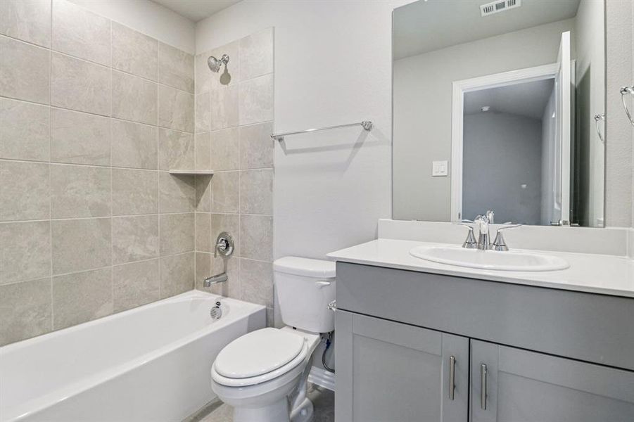 Photo is not of the actual home, but is an inspirational photo of builder’s model home and may depict options, furnishings, and/or decorator features that are not included.