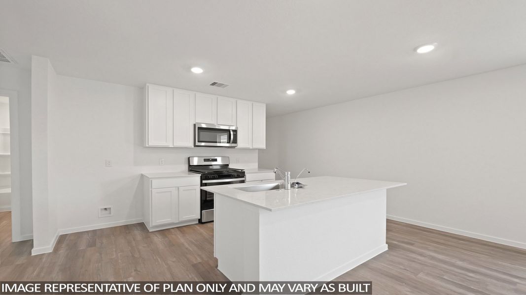 Furnished interior view inside a new home in Lexington Heights, Willis (Image 5).