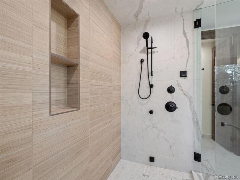 Primary bath - steam shower