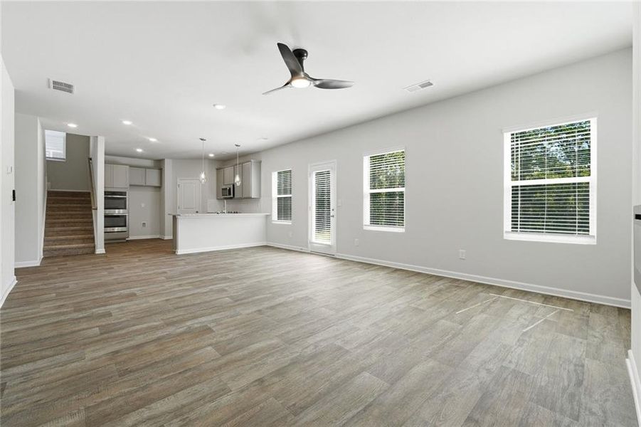 Spacious, unfurnished interior of a new home in River Walk Farm, Covington (Image 16).